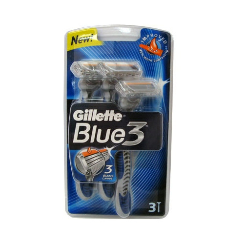 Gillette blue 3 žiletky 3 ks