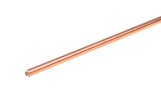 Medená tyč, hriadeľ, narezaná na rozmery fi 4mm | 10 cm