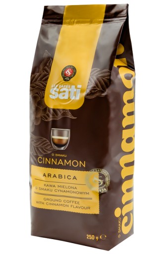 Sati mletá káva s príchuťou škorice 250g vrecúško