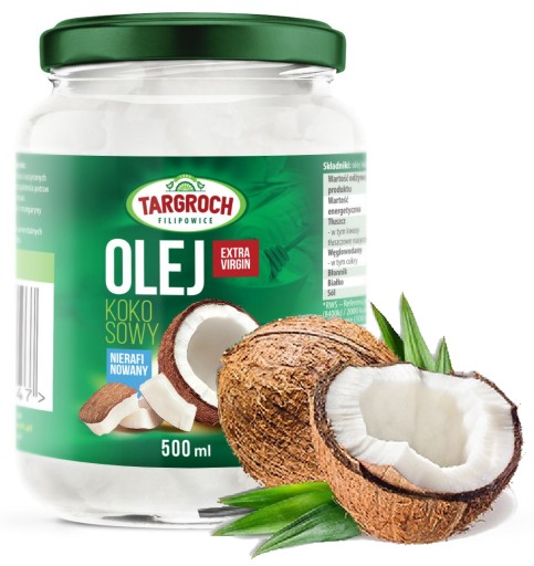 Nerafinovaný panenský kokosový olej Tarpea 500 ml