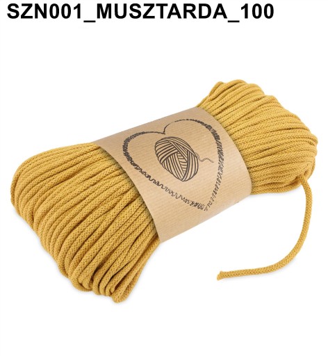 Bavlnená šnúra pre Macrame Bavlna 100m 5mm