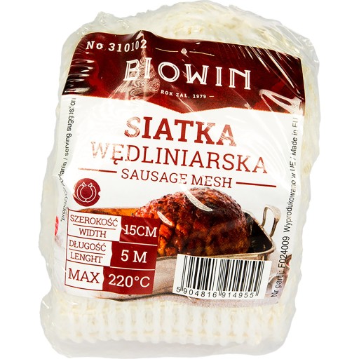 Pletivo 150mm 5m na údenie šunky