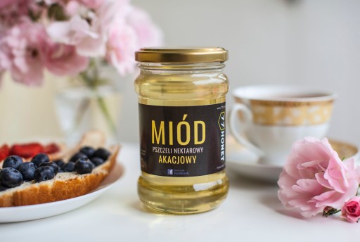 Akáciový med 400g 100% PRÍRODNÝ a PRAVÝ AKÁTIOVÝ med