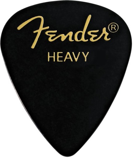 Fender Black 351 Pick Ťažké gitarové trsátko