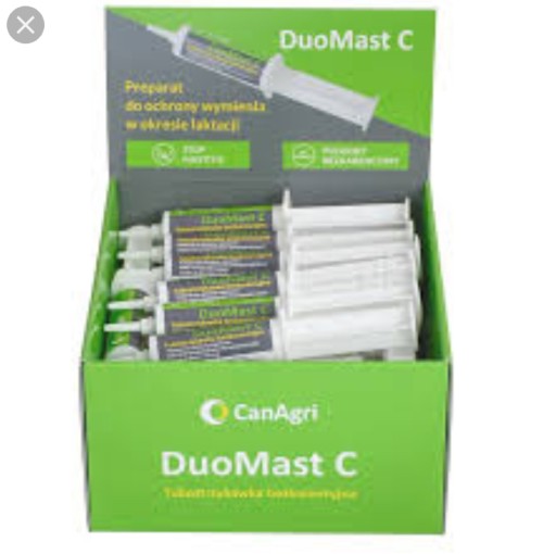 Produkt, ochrana vemena počas laktácie DuoMast C