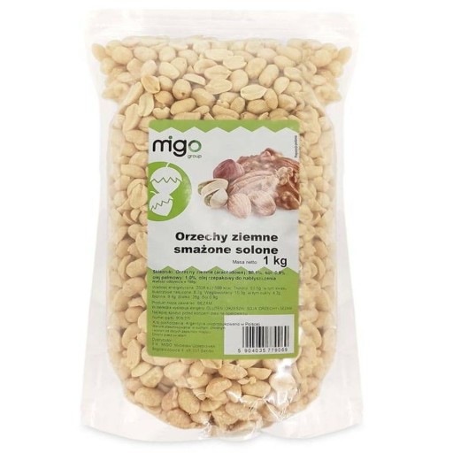 ARAŠIDY SOLENÉ, vyprážané, 1kg