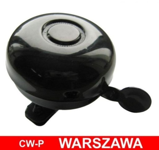 Zvonček 54 mm oceľový klasický Čierny RETRO