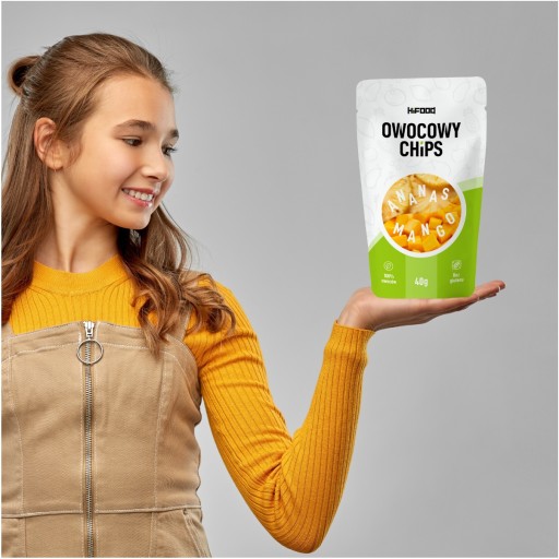 OVOCNÉ ČIPSKY Ananás - Mango 40g HiFOOD ZDRAVÁ SNACK 12m+