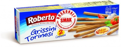 ROBERTO Grissini Torinesi tenké, dlhé 125 g