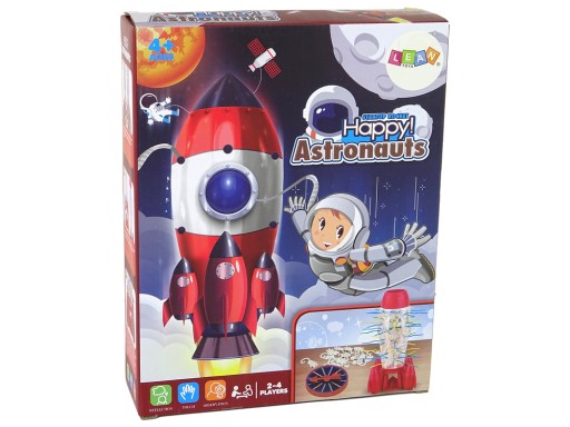 Padajúca astronautská raketová arkádová hra