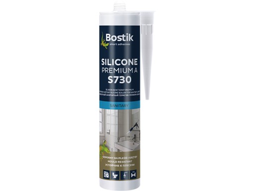 Bostik S730 PREMIUM White 280 ml - Sanitárny silikón - Najvyššia kvalita!