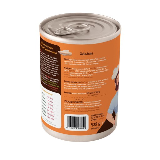 Pán. Bro Treska s mrkvou 94% 400g – Monoproteín