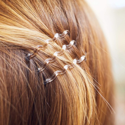 Vlasové sponky Waver Crystal Clear Invisibobble