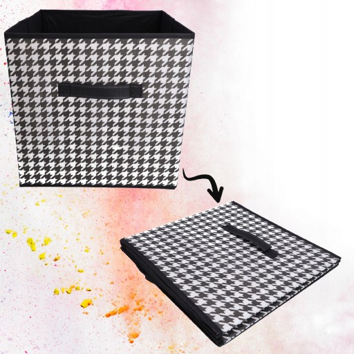 ORGANIZÁTOR ŠATNÍKA, textil, 25x25x25 cm, na doplnky, oblečenie, držiak na košík