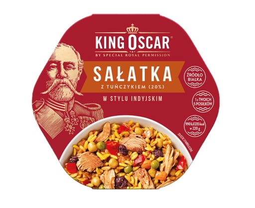 TUŇIAKOVÝ ŠALÁT NA INDICKÝ ŠTÝL 220g KRÁL
