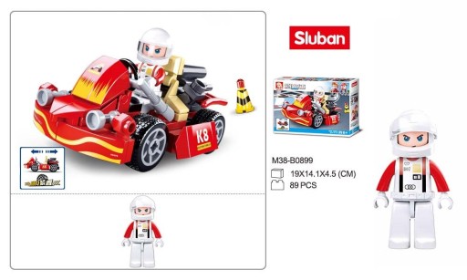 SLUBAN BLOKY GOKART AUTO MESTSKÉ AUTO S POHONOM