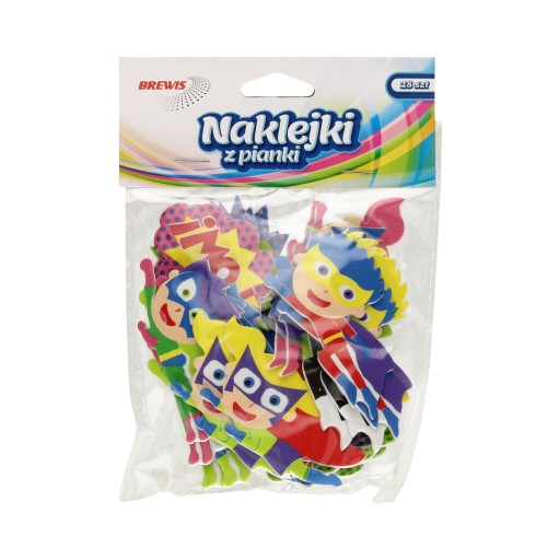 DEKORATÍVNE PENOVÉ NÁLEPKY S POTLAČOU SUPER HERO