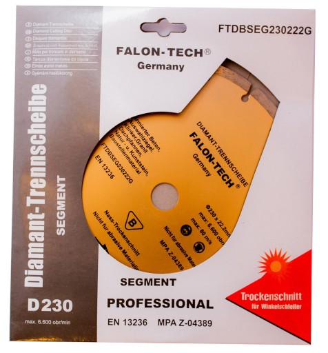 DIAMANTOVÝ DISK 125 SEGMENTOVÝ FALON TECH GOLD