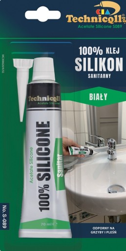 SANITÁRNY SILIKÓN BIELY 70ML TECHNICQLL