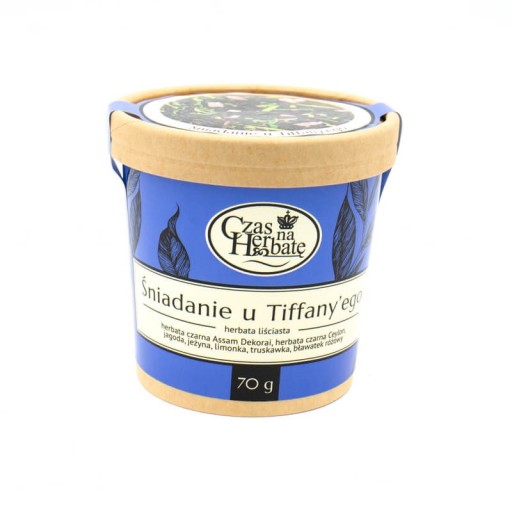 Ostružinový černicový čaj RAŇAJKY U TIFFANYHO 70g šálka