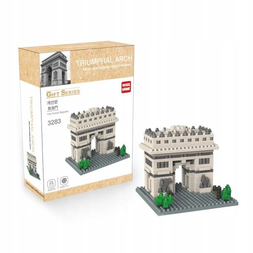 NAJMENŠIE ARCHITEKTONICKÉ BLOKY ARCH OF TRIUMPH MINI BUDOVA 502 EL