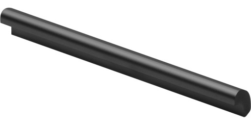 Nábytková úchytka KAPPA, 256 mm, farba: matná čierna, materiál: hliník, GTV
