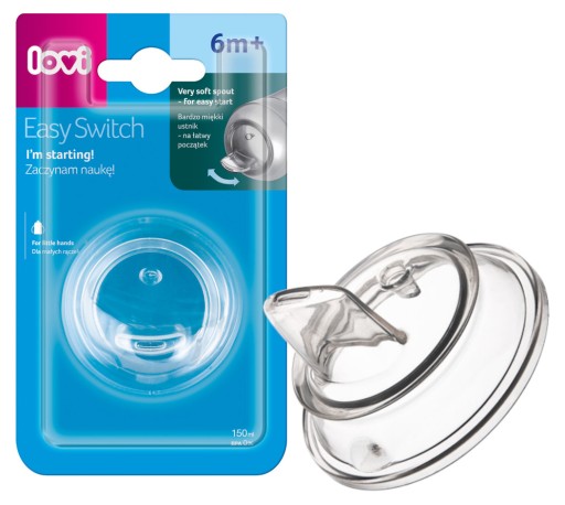 Lovi Silikónová hubička pre prvý pohár Easy Switch 150ml 6m+ 56/604