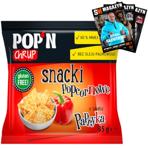 SANTE POP'N CRUMP POPCORN SNACKY S PAPRIMOU 35 g