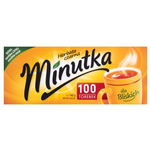 Čierny čaj Minutka 140 g (100 vrecúšok)