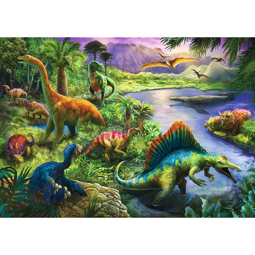 PUZZLE 200 ELEMENTS - DRAVÉ DINOSAURY - KLUBY 13281