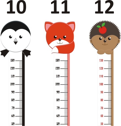 Nálepka MEASURE VÝŠKA