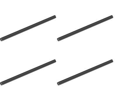 LEGO Technic Axle Axle 8L 6,4x0,44 cm čierna 370726 3707 - 4 ks
