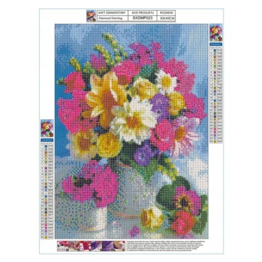 DIAMANTOVÉ VYŠÍVACIE KORÁLKY MOZAIKA 5D SET OBRAZ DIAMANTOVÁ MAĽBA 30x40CM