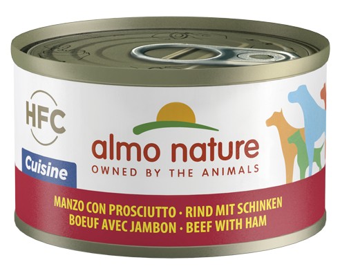 Almo Nature HFC hovädzie mäso so šunkou 95g