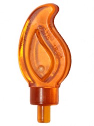LEGO Flame Ohnivá sviečka Trans Orange 37775 10ks