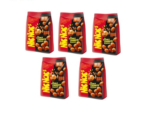Nic Nac's BBQ Crunchy arašidy 110g