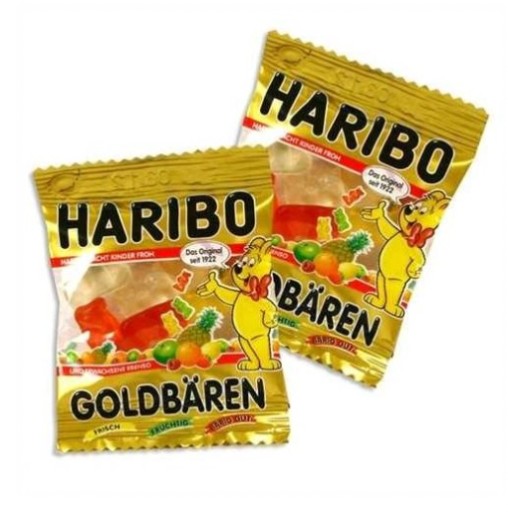 Haribo Golden Teddy Bears želé Minii balenia medvedíkov Mix príchutí 10g