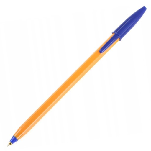 BIC ORANŽOVÉ ORIGINÁLNE MODRÉ KANCELÁRSKE PERO