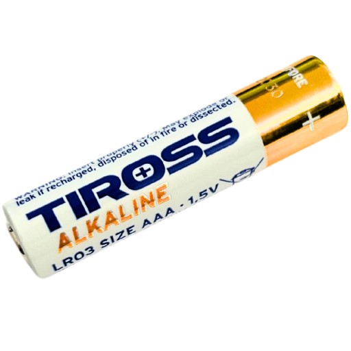 Alkalická batéria Tiross AAA (R3) 4 ks.