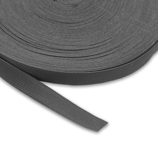 Pletená elastická 15mm/25m čierna