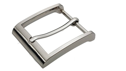 Spona na opasok nohavíc 4 cm / 40 mm strieborná