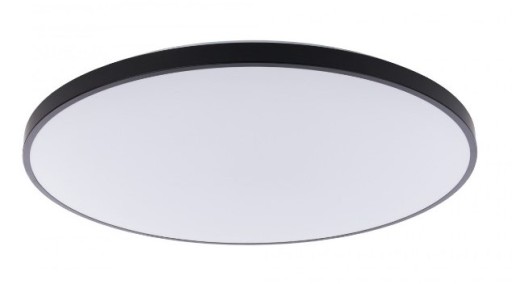 Okrúhle LED stropné svietidlo 23cm 12W neutrálne 960lm LARA čierne IP20 VOLTENO