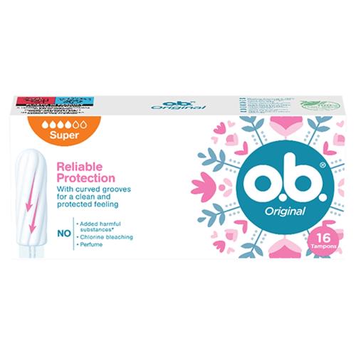 Tampóny OB Orginal Super Hygienic, 16 kusov