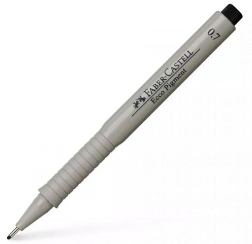 FABER CASTELL Eco Pigment jemná linka 0,7 mm čierna