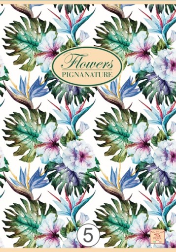 NOTEBOOK A5 42K LI PIGNA NATURE FLOWERS ECO 0208835C