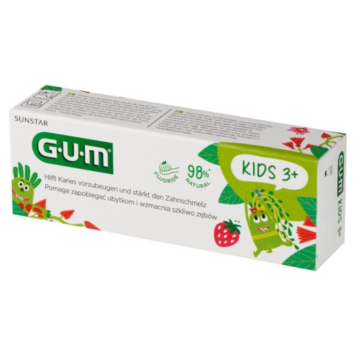 GUM Zubná pasta pre deti Kids 3+ 50 ml
