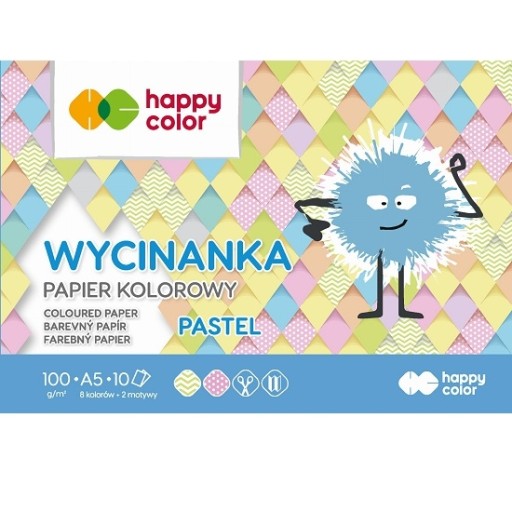 Výrezový blok Happy Color, A5/10k - pastel