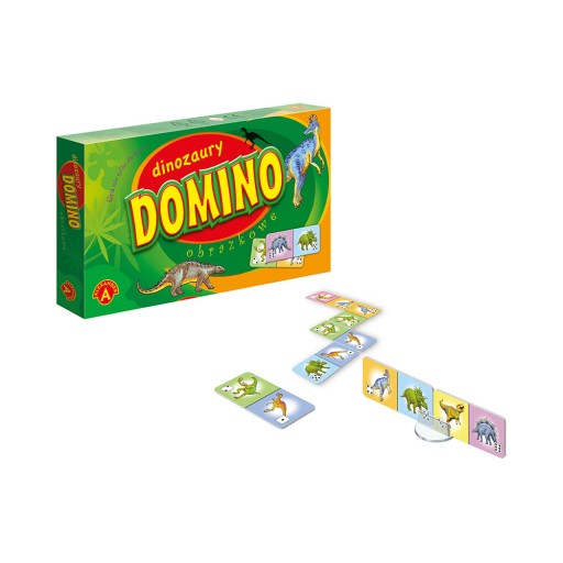 ALEXANDER DOMINO - VZDELÁVACIA HRA DINOSAURY 4+