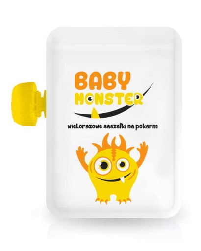 Baby Monster opakovane použiteľné vrecko, 100 ml