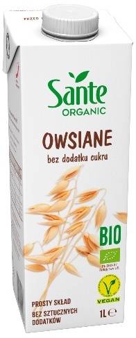 Sante Bio ovsený nápoj eko bez cukru 1 l